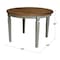 International Concepts Round 44 inx 44 in Round Top Dining Table, Hickory/Stone, 44 in W, 44 in L, 30 in H, Wood T41-144R-30 - alternate 5